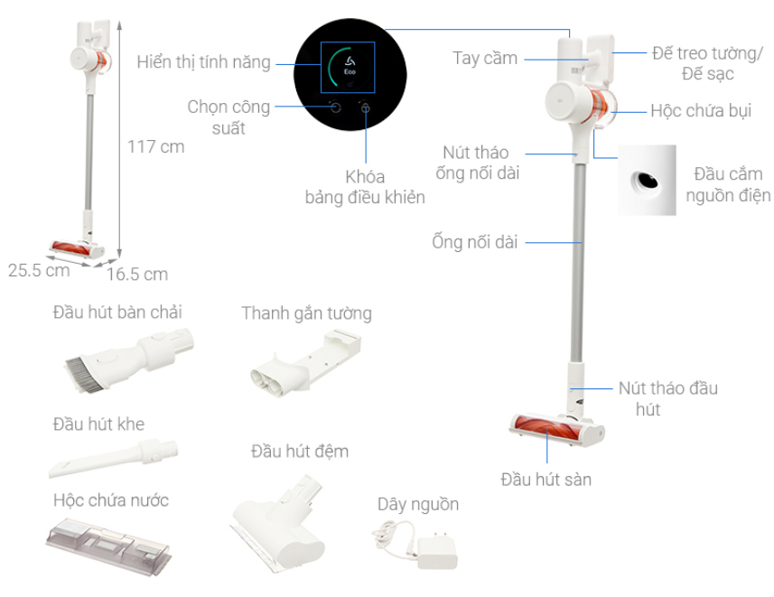 Máy hút bụi Xiaomi Mi Vacuum Cleaner G10
