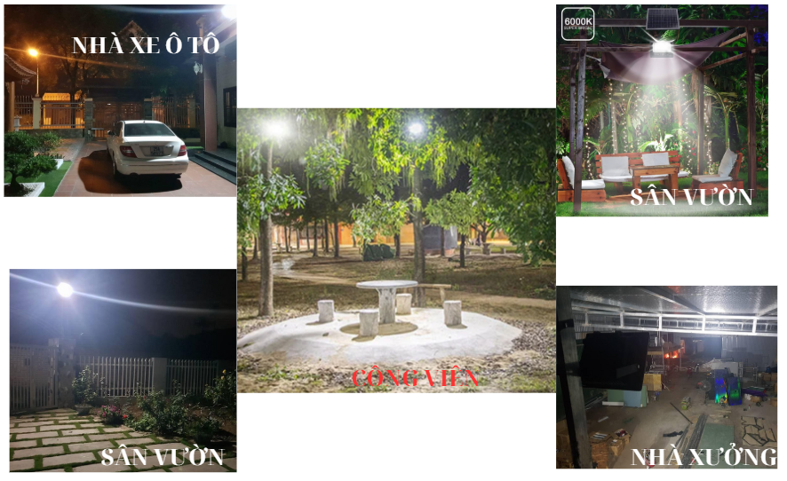 Những ứng dụng của đèn năng lượng mặt trời